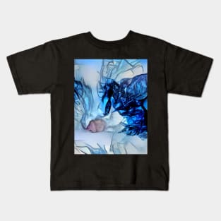 Blue Dream Kitten Cloud Kids T-Shirt